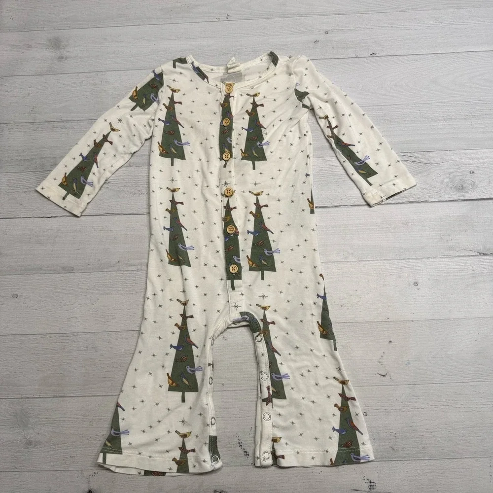 Kate Quinn retro‎ bird tree country baby girls one piece romper 6/12 months